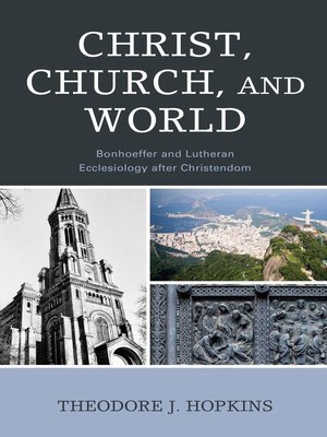 cover image of Christ, Church, and World